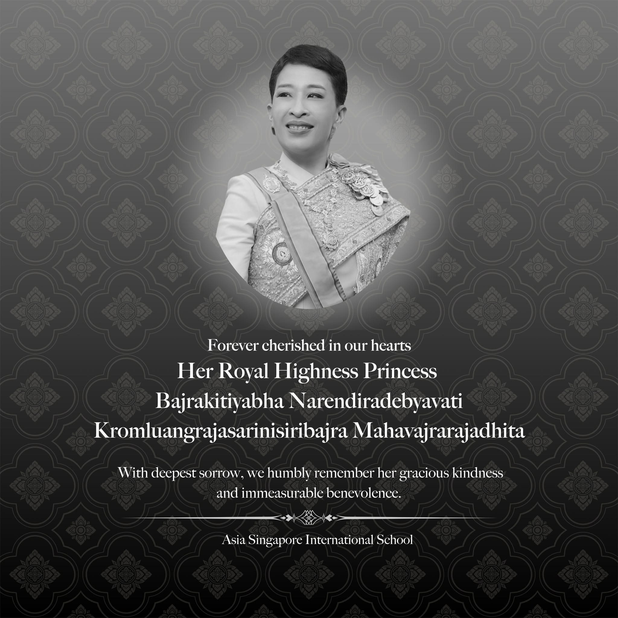 Her Royal Highness Princess Bajrakitiyabha Narendira Debyavati